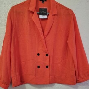 TOPSHOP DOUBLE BREASTED TOP 💖